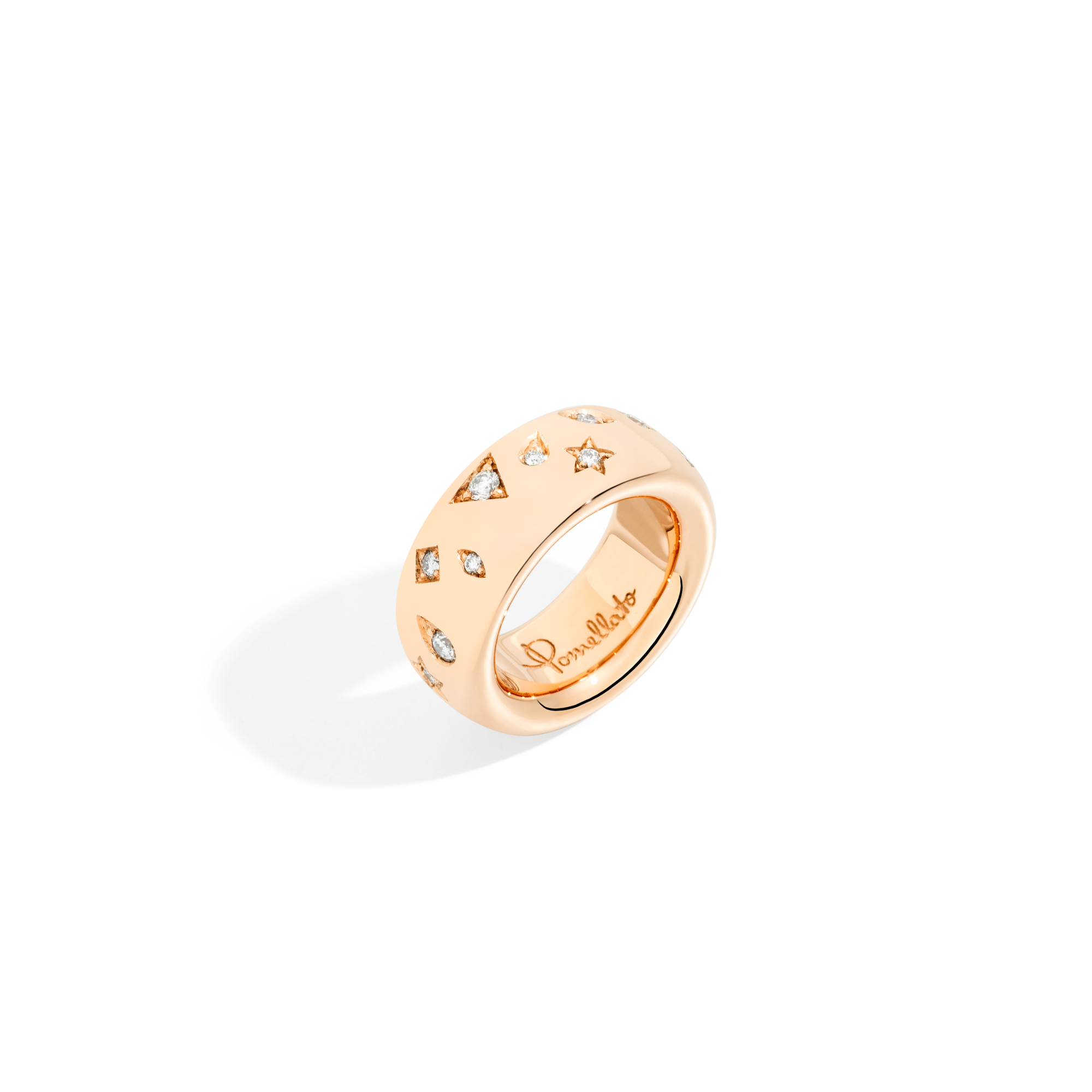 Pomellato Iconica Ring aus Rosegold mit Brillanten