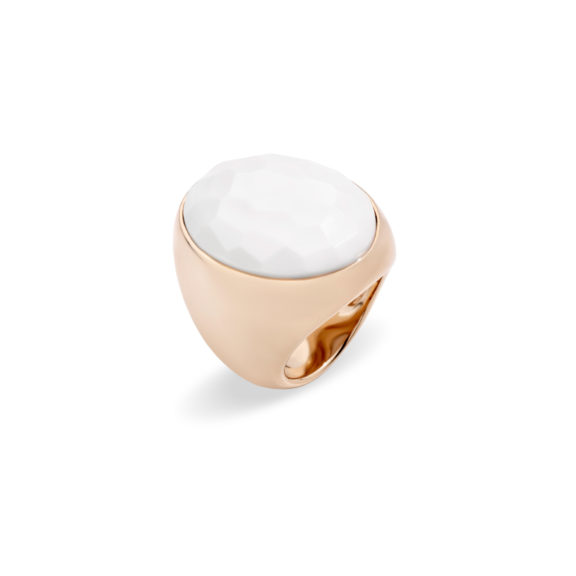 Pomellato Victoria Ring aus Roségold mit Cacholong