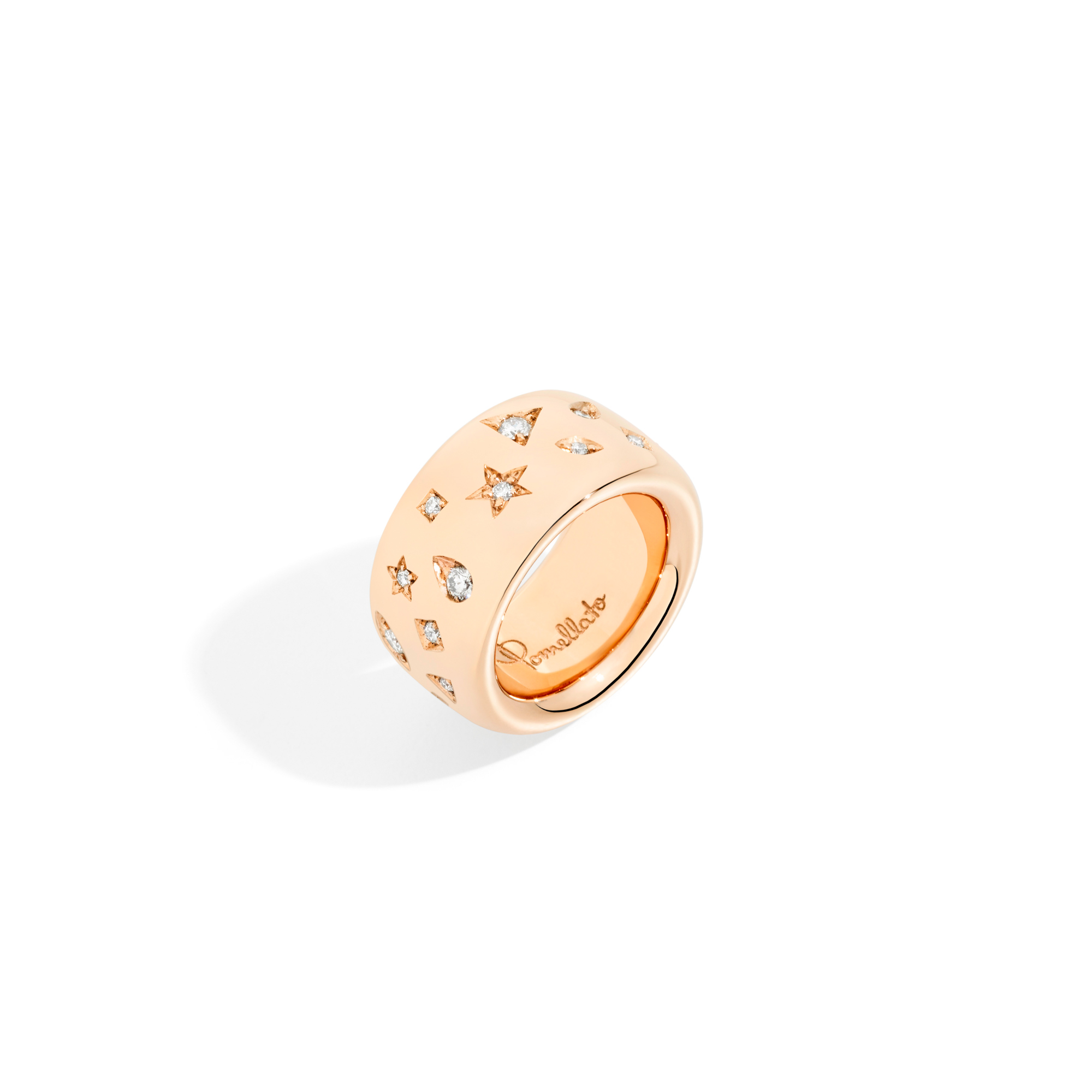 Pomellato Iconica Ring aus Roségold mit Brillanten