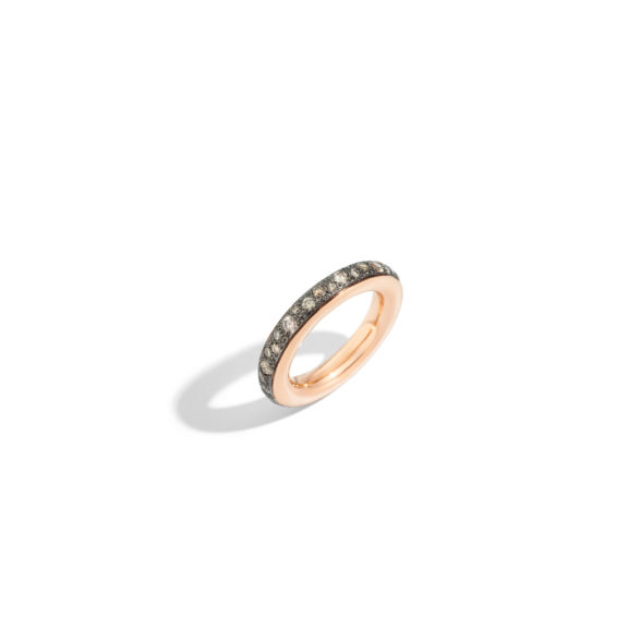 Pomellato Iconica Ring aus Roségold mit Diamanten