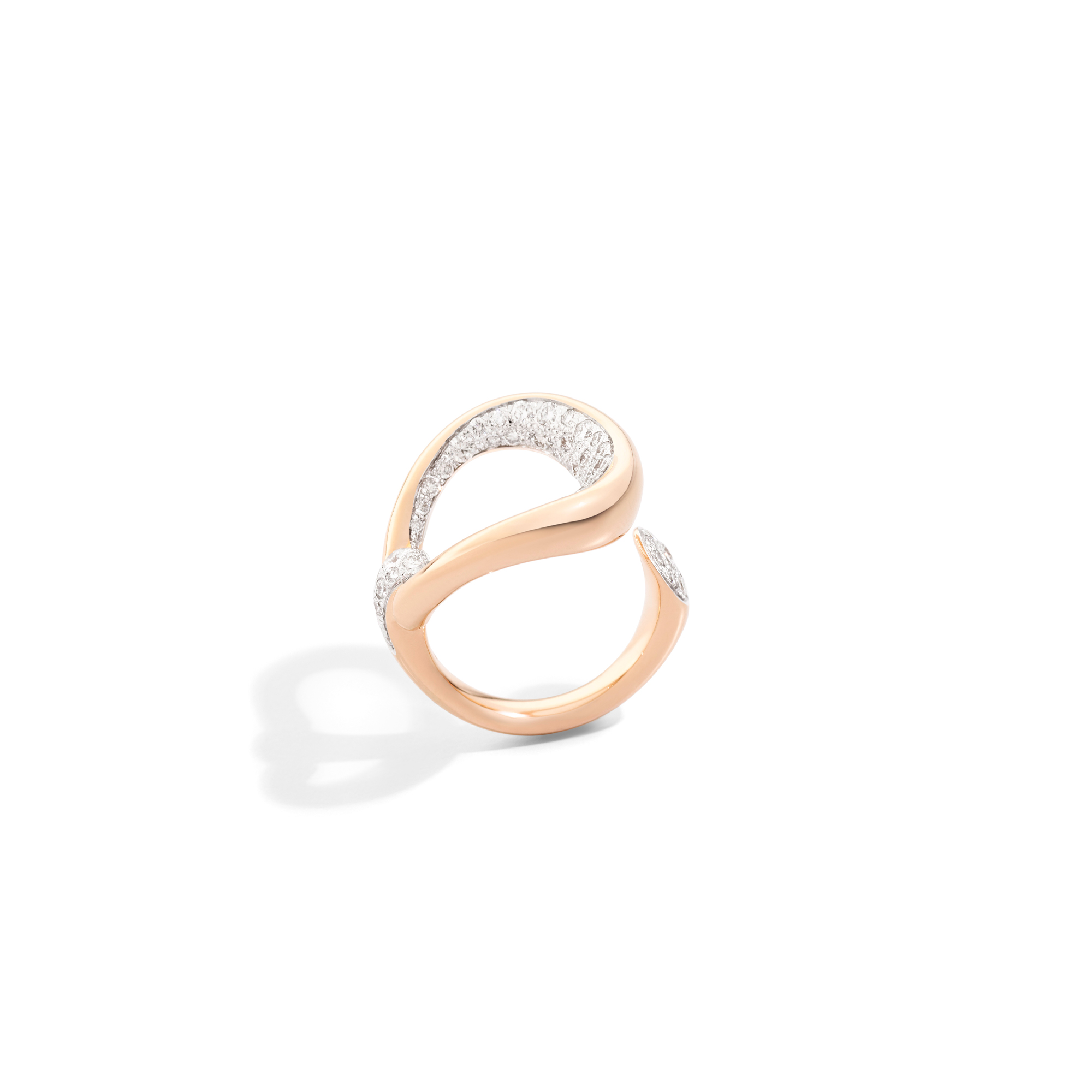 Pomellato Fantina Ring aus Roségold mit Brillanten