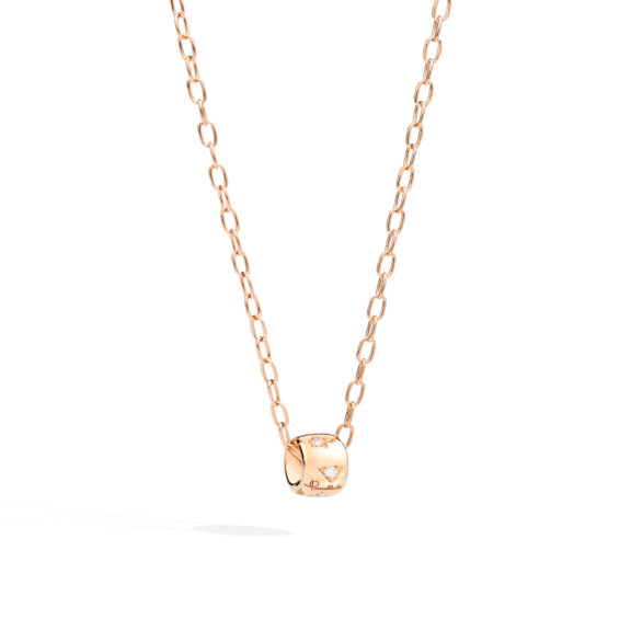 Pomellato Iconica Collier aus Roségold mit Brillanten