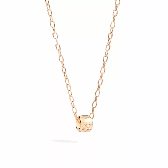 Pomellato Iconica Collier aus Roségold mit Brillanten
