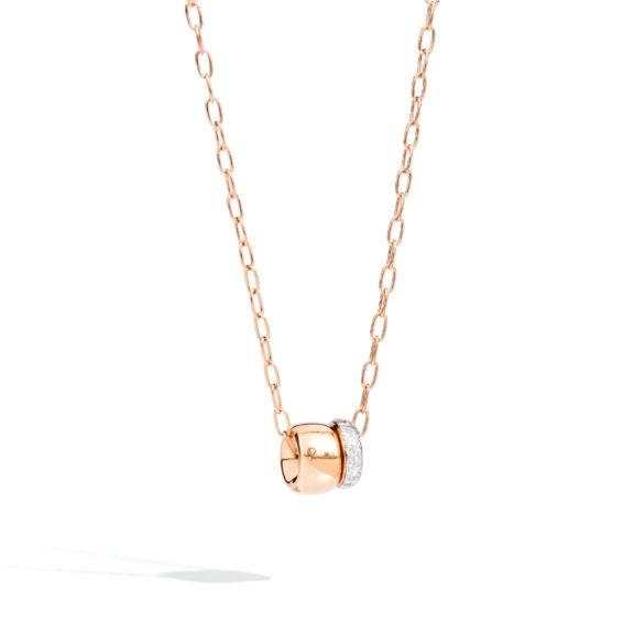 Pomellato Iconica Collier aus Roségold mit Diamanten