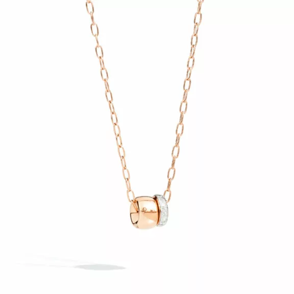 Pomellato Iconica Collier aus Roségold mit Diamanten