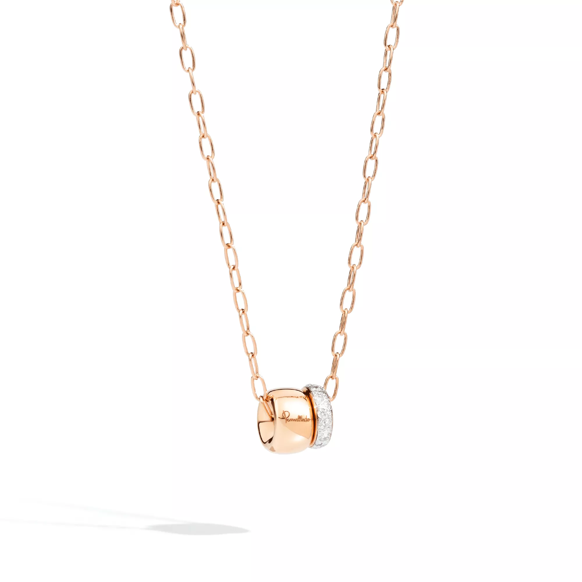 Pomellato Iconica Collier aus Roségold mit Diamanten