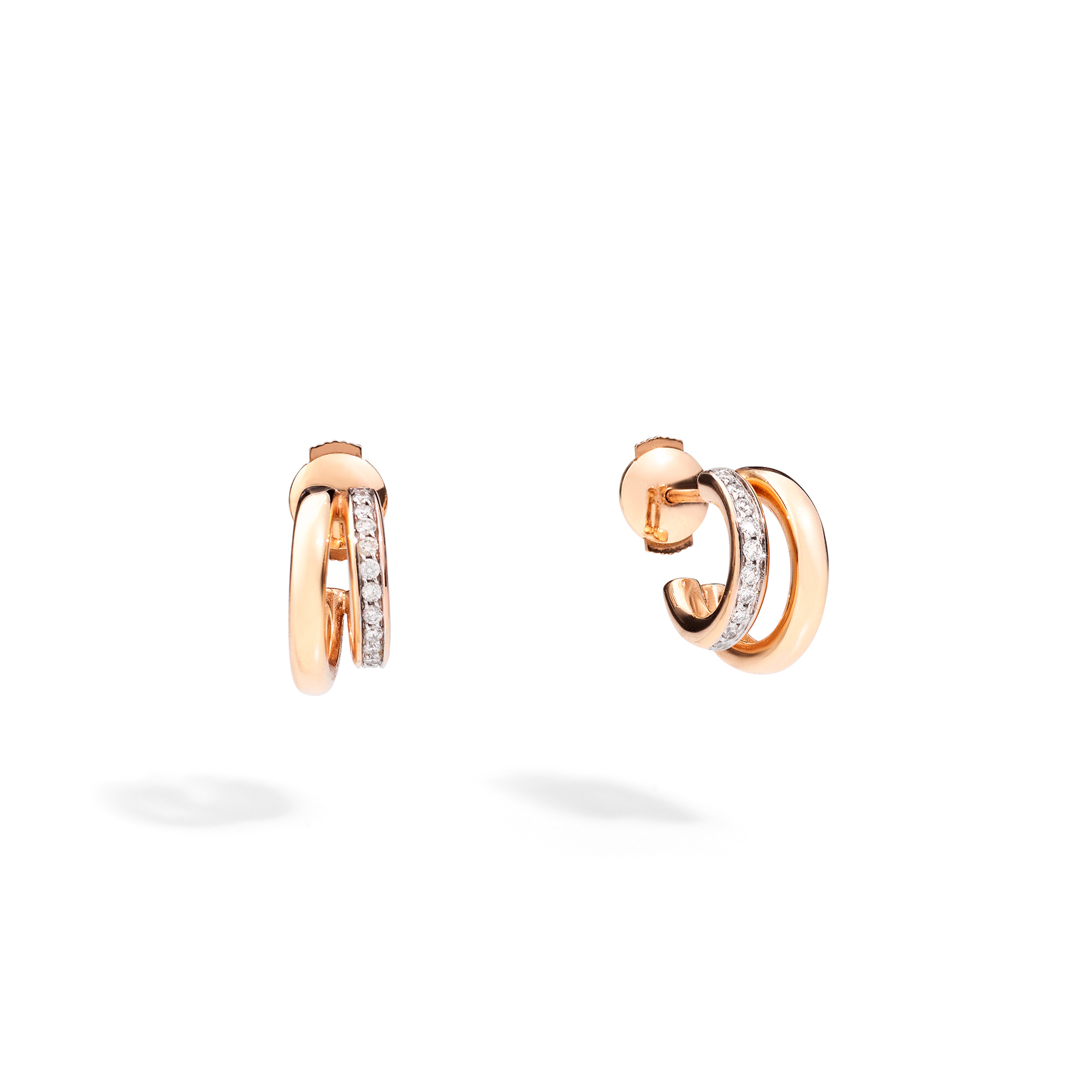 Pomellato Iconica Ohrschmuck aus Roségold mit Brillanten