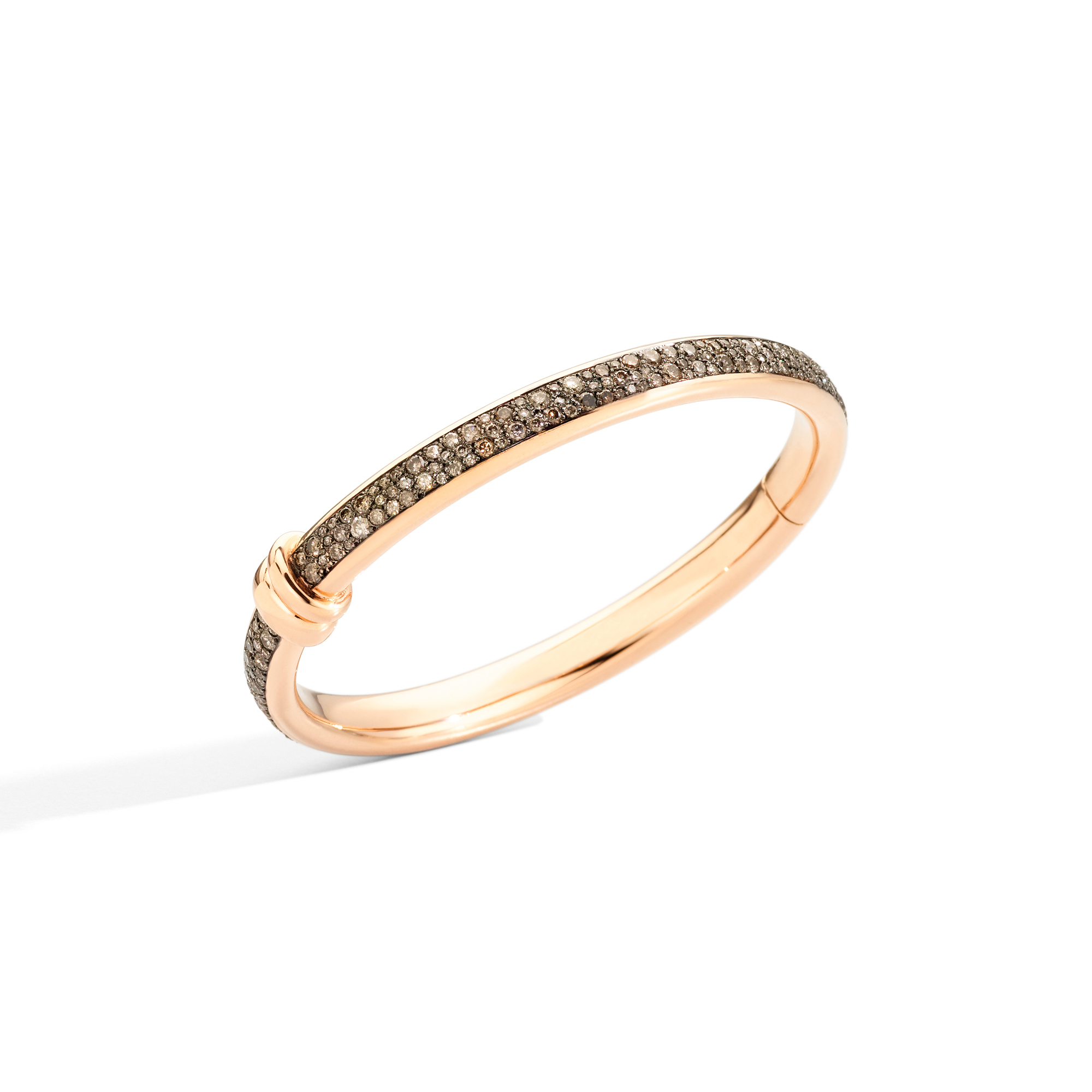 Pomellato Iconica Armreif aus Roségold mit Diamanten