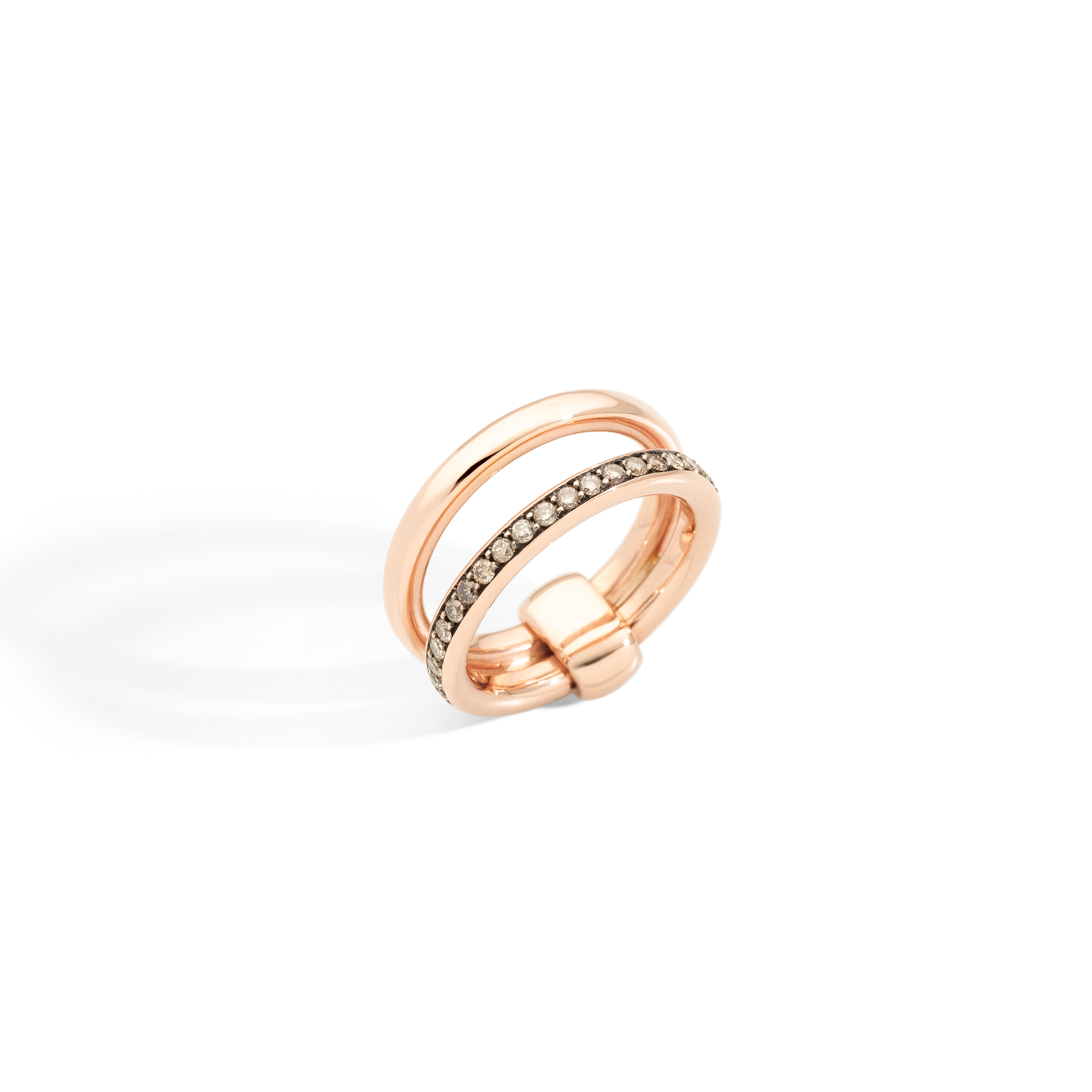 Pomellato Iconica Ring aus Roségold mit Brillanten