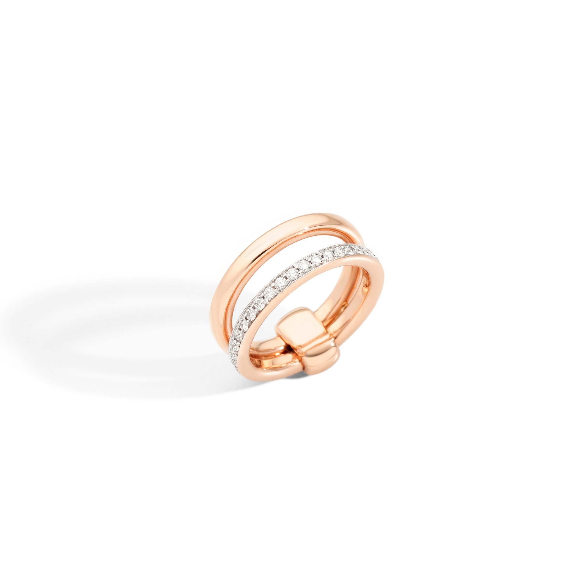 Pomellato Iconica Ring aus Roségold mit Brillanten