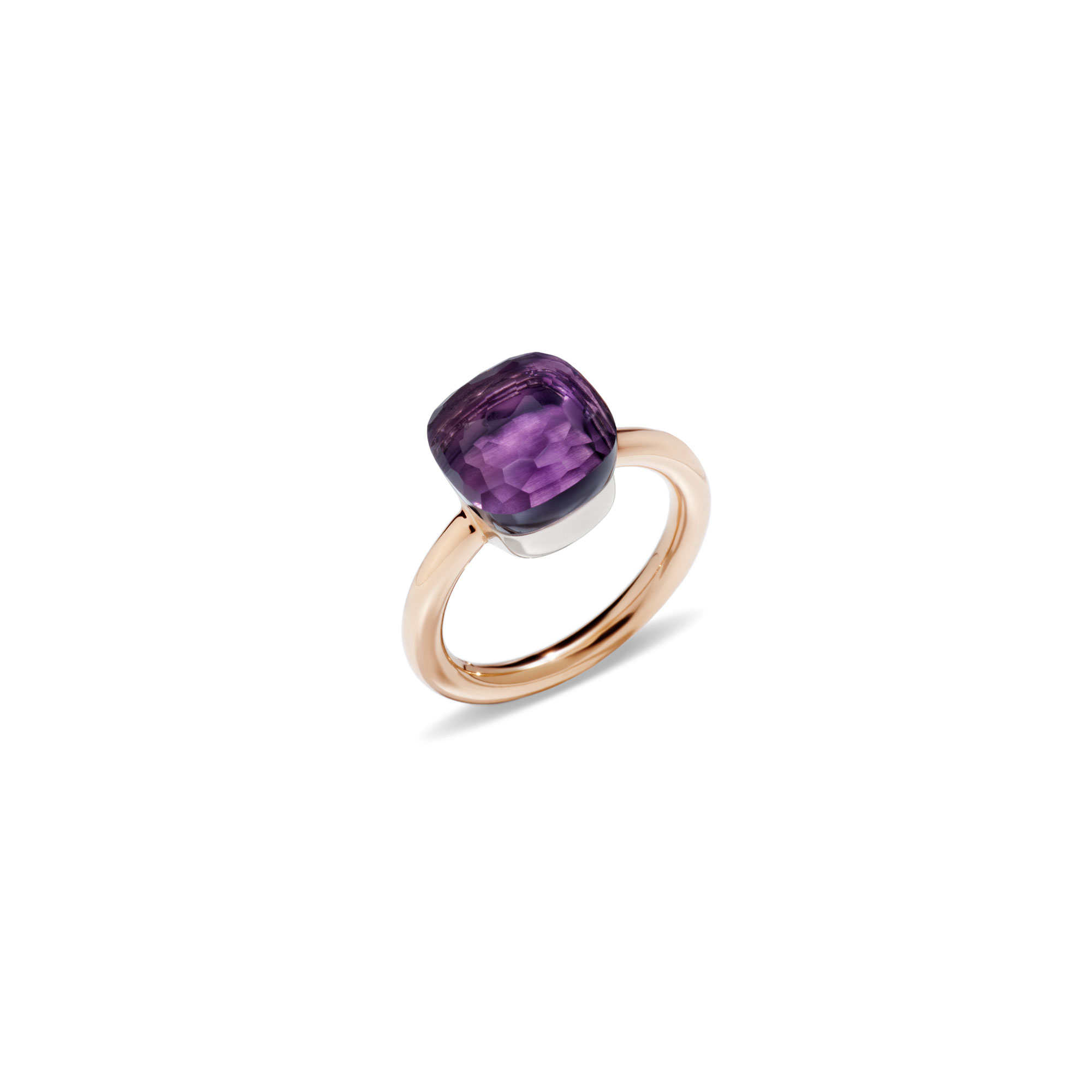 Pomellato Nudo Ring aus Roségold mit Amethyst