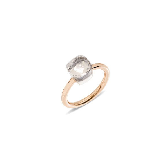 Pomellato Nudo Ring aus Roségold mit Topas