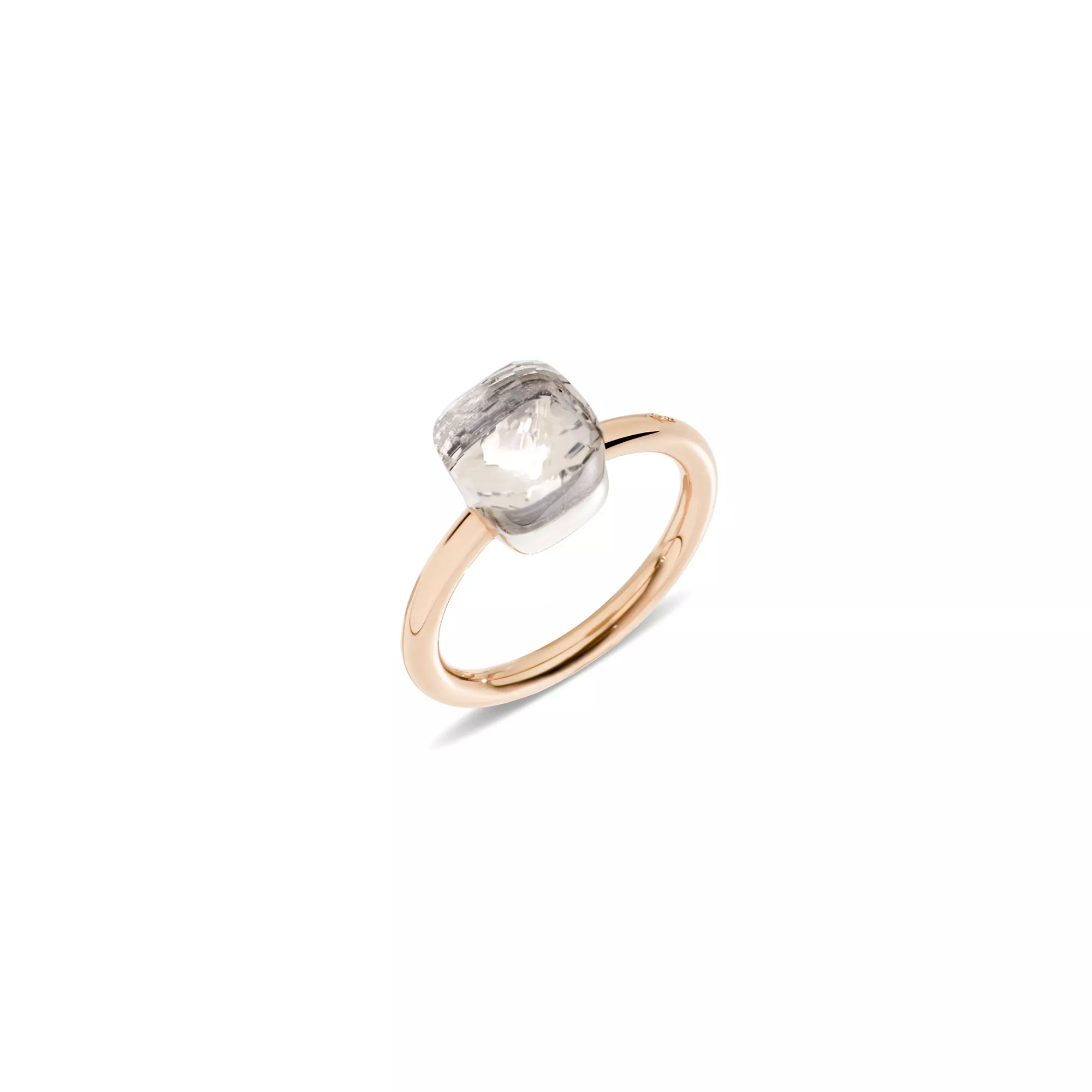 Pomellato Nudo Ring aus Roségold mit Topas