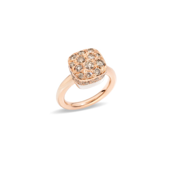 Pomellato Nudo Ring aus Roségold mit Diamanten