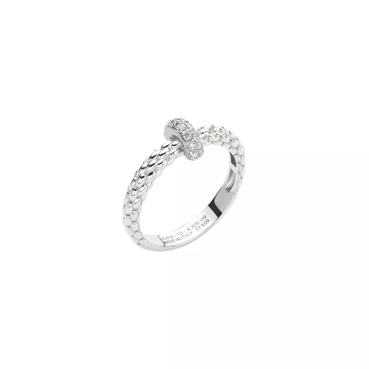 Ring von Fope aus 18 Karat Weißgold mit Brillanten