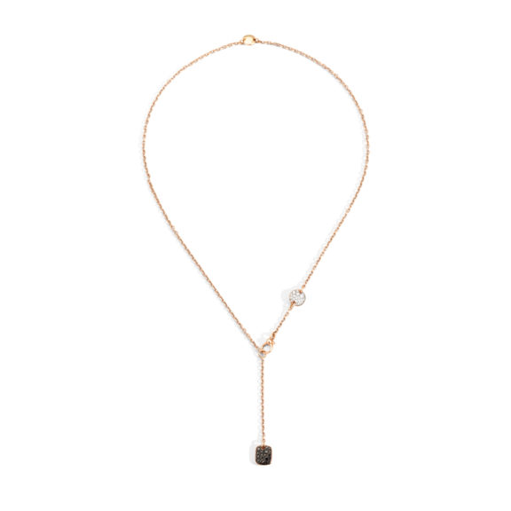Pomellato Sabbia Collier aus Roségold mit Diamanten