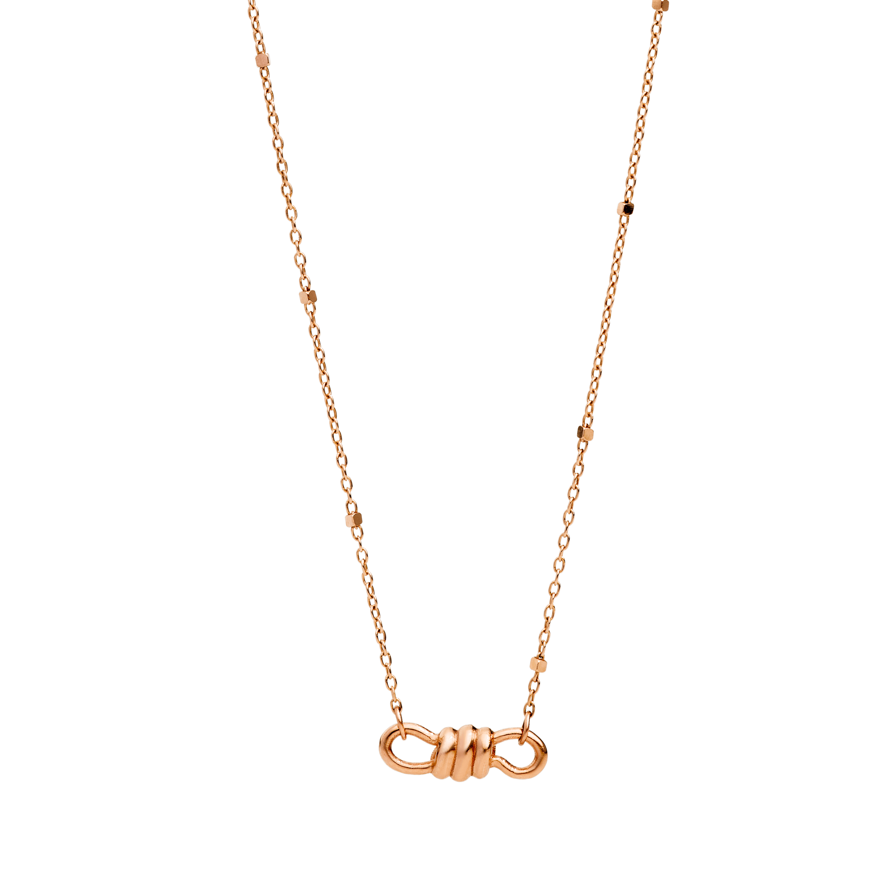 Dodo Collier aus 9 Karat Roségold