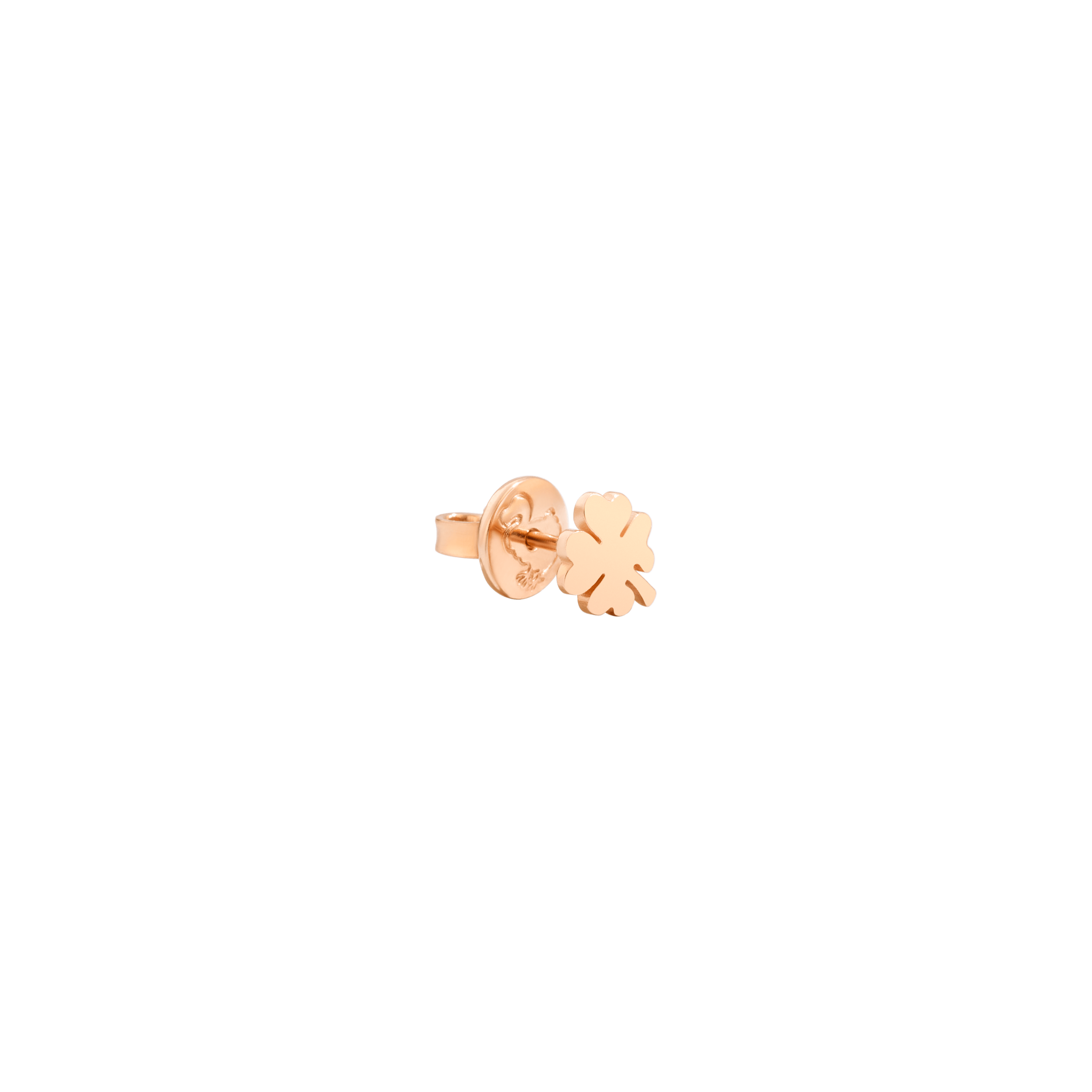 Dodo Ohrschmuck Kleeblatt aus 9 Karat Roségold