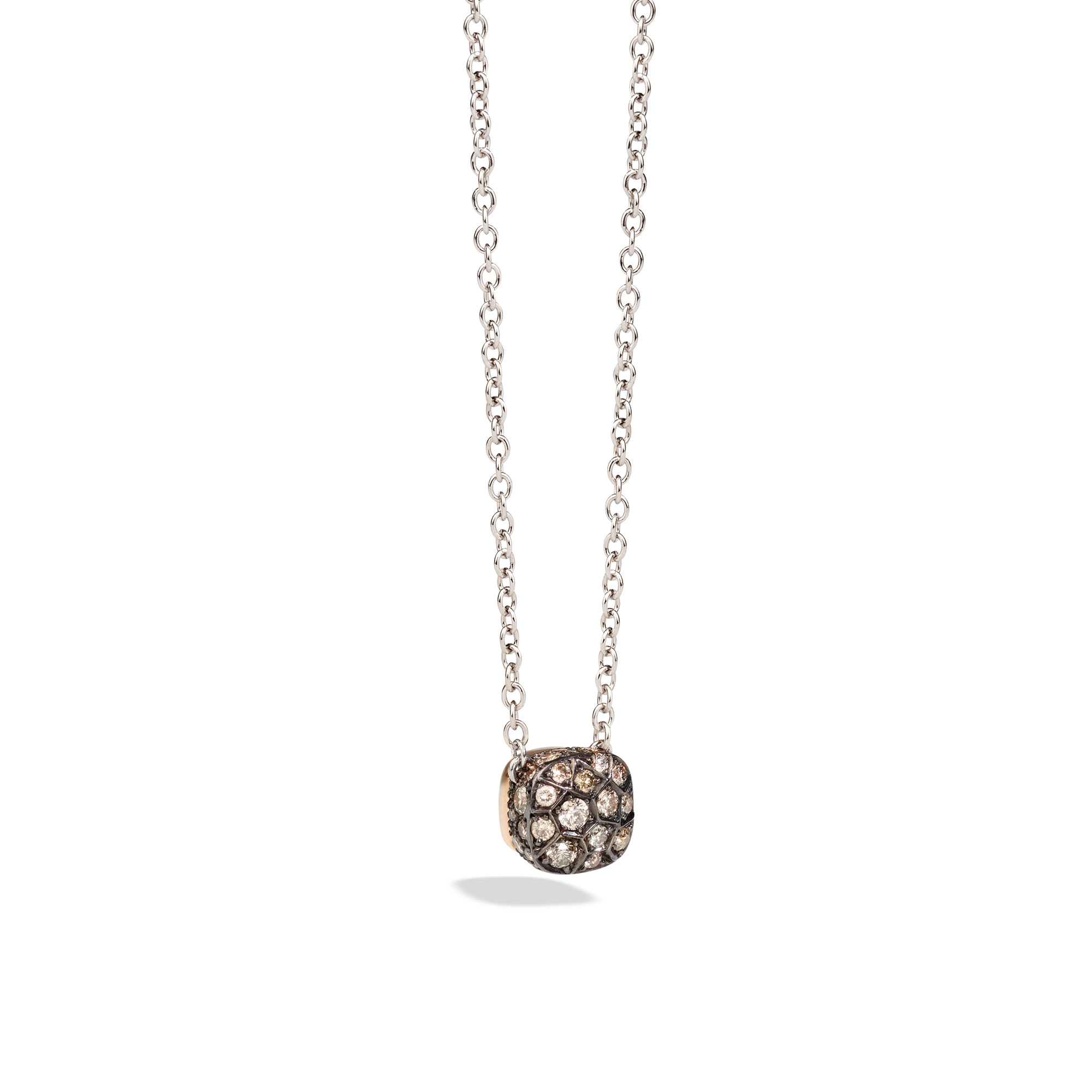 Pomellato Nudo Collier aus Roségold mit Diamanten
