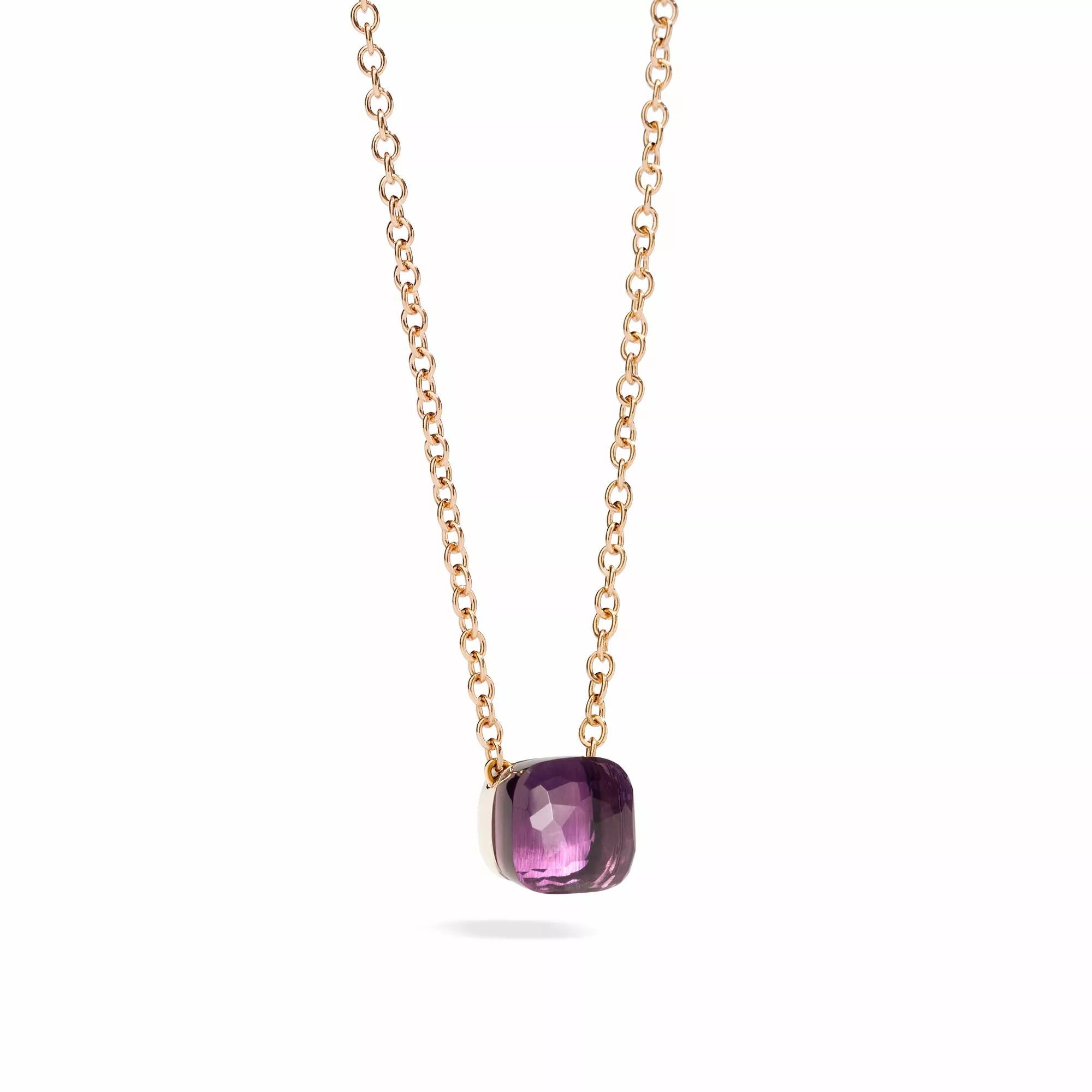 Pomellato Nudo Collier aus Roségold mit Amethyst