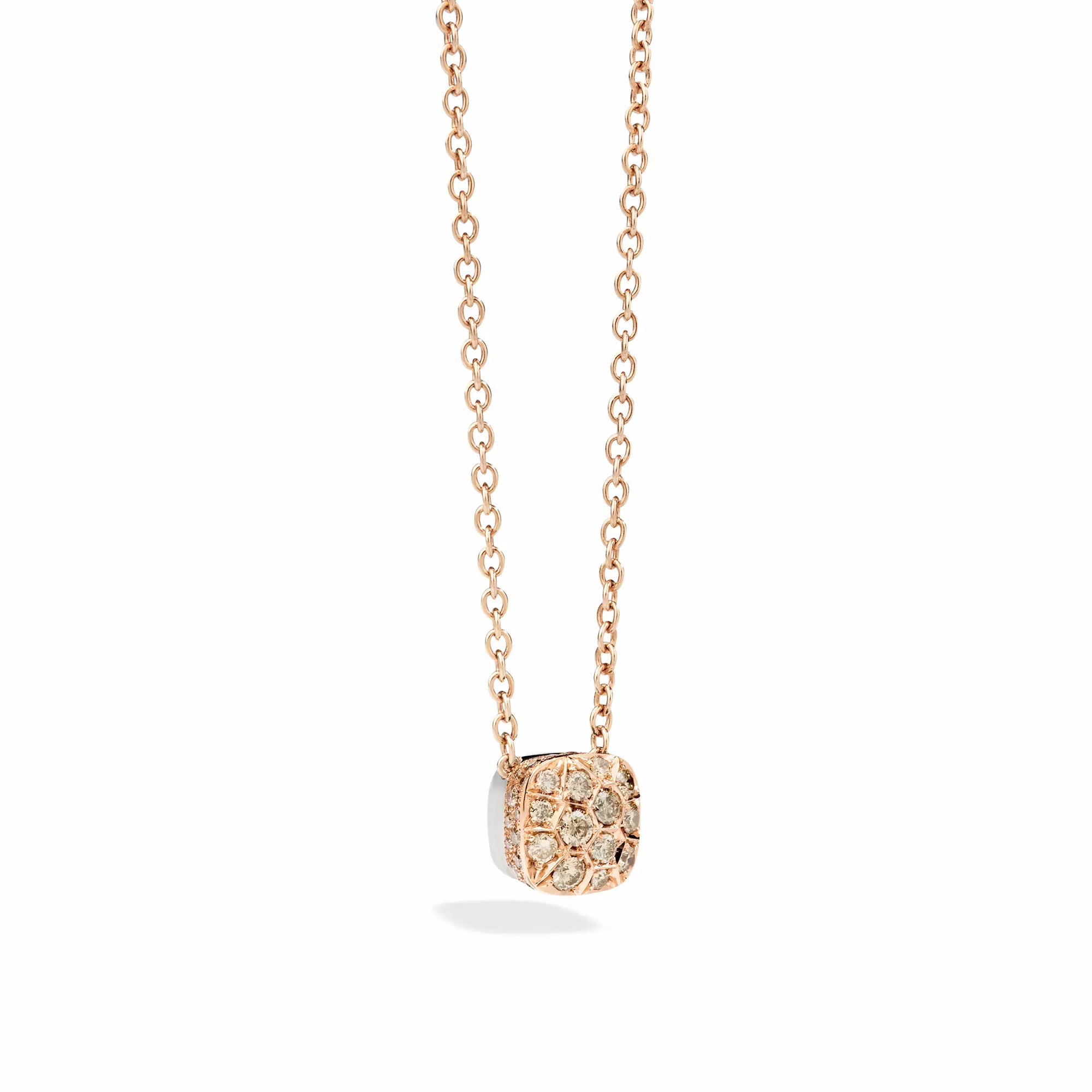 Pomellato Nudo Collier aus Roségold mit Diamanten