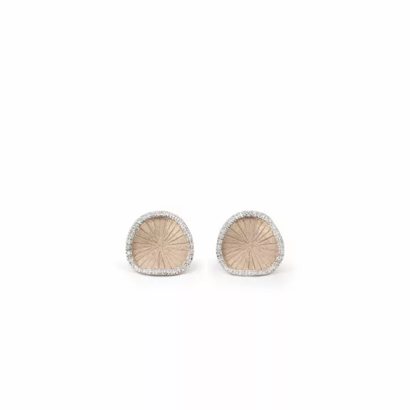 Annamaria Cammilli Sultana Ohrschmuck aus 18 Karat Natural Beige Gold mit Brillanten
