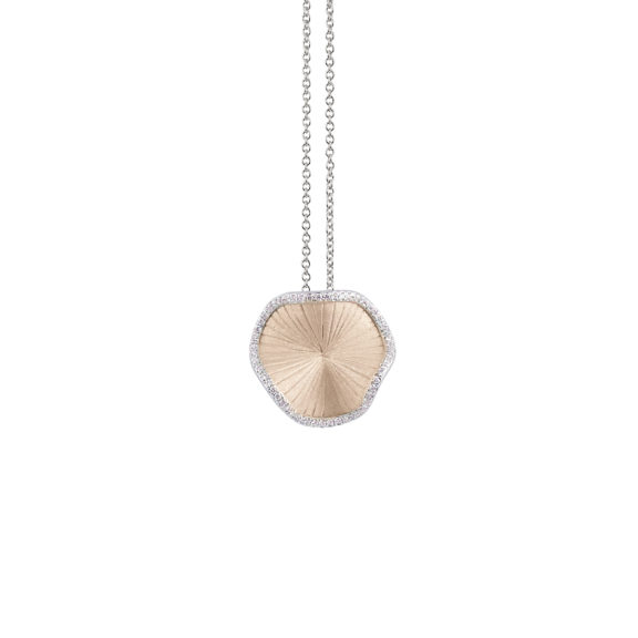 Annamaria Cammilli Sultana Collier aus 18 Karat Natural Beige Gold mit Brillanten