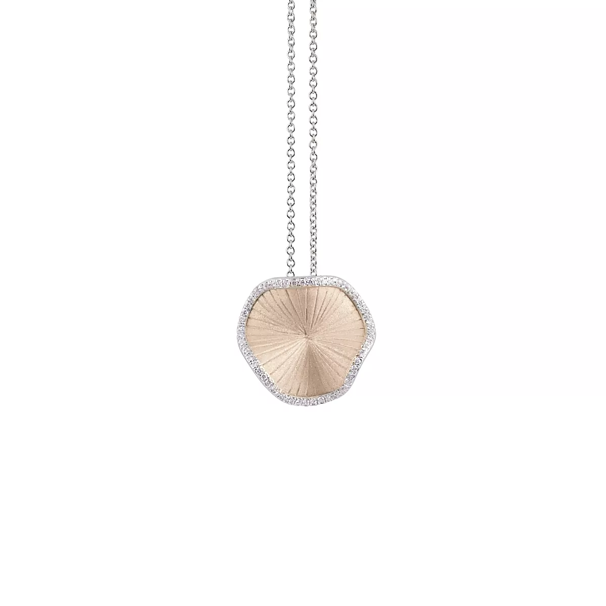 Annamaria Cammilli Sultana Collier aus 18 Karat Natural Beige Gold mit Brillanten