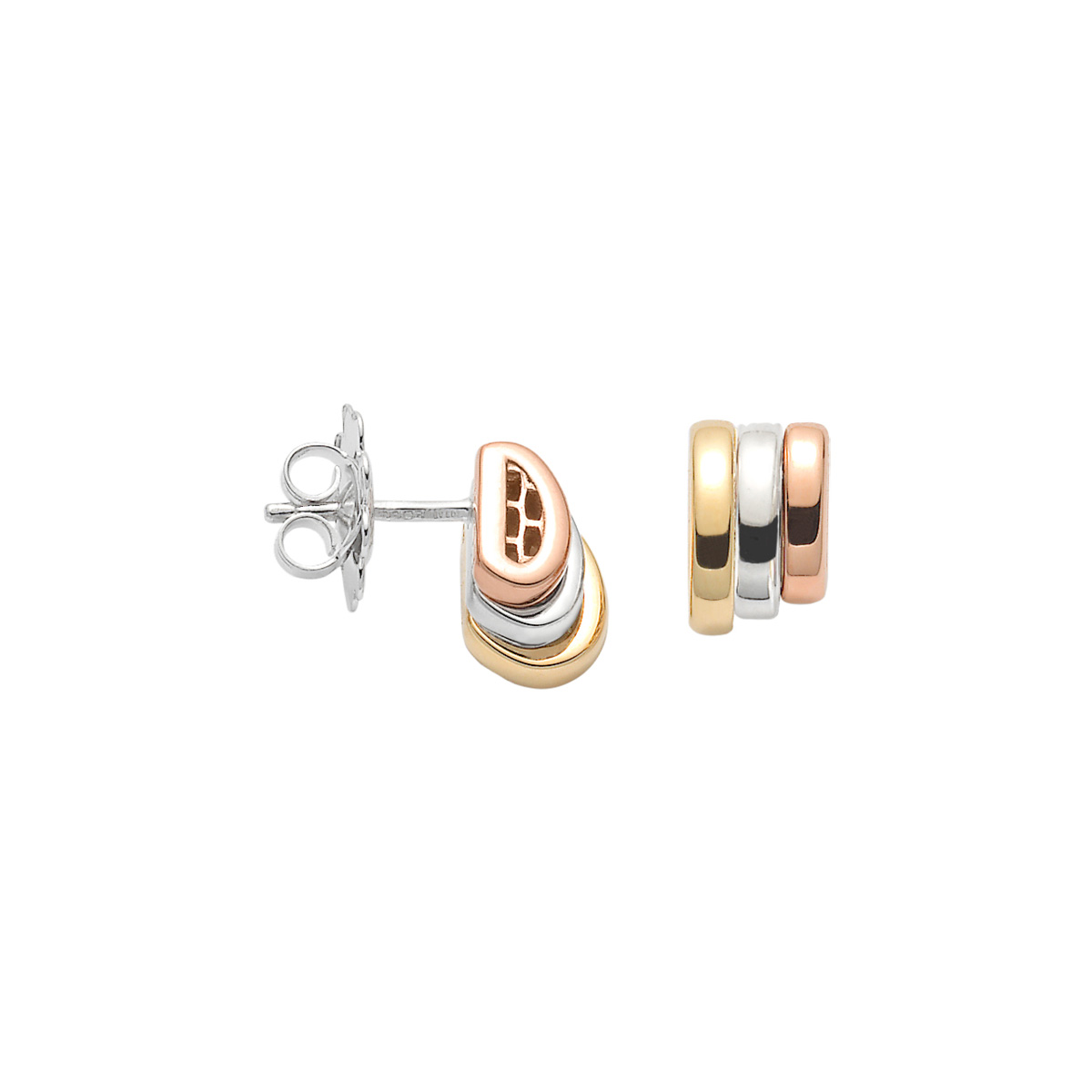 Fope Ohrschmuck aus Weiß-, Gelb- und Roségold