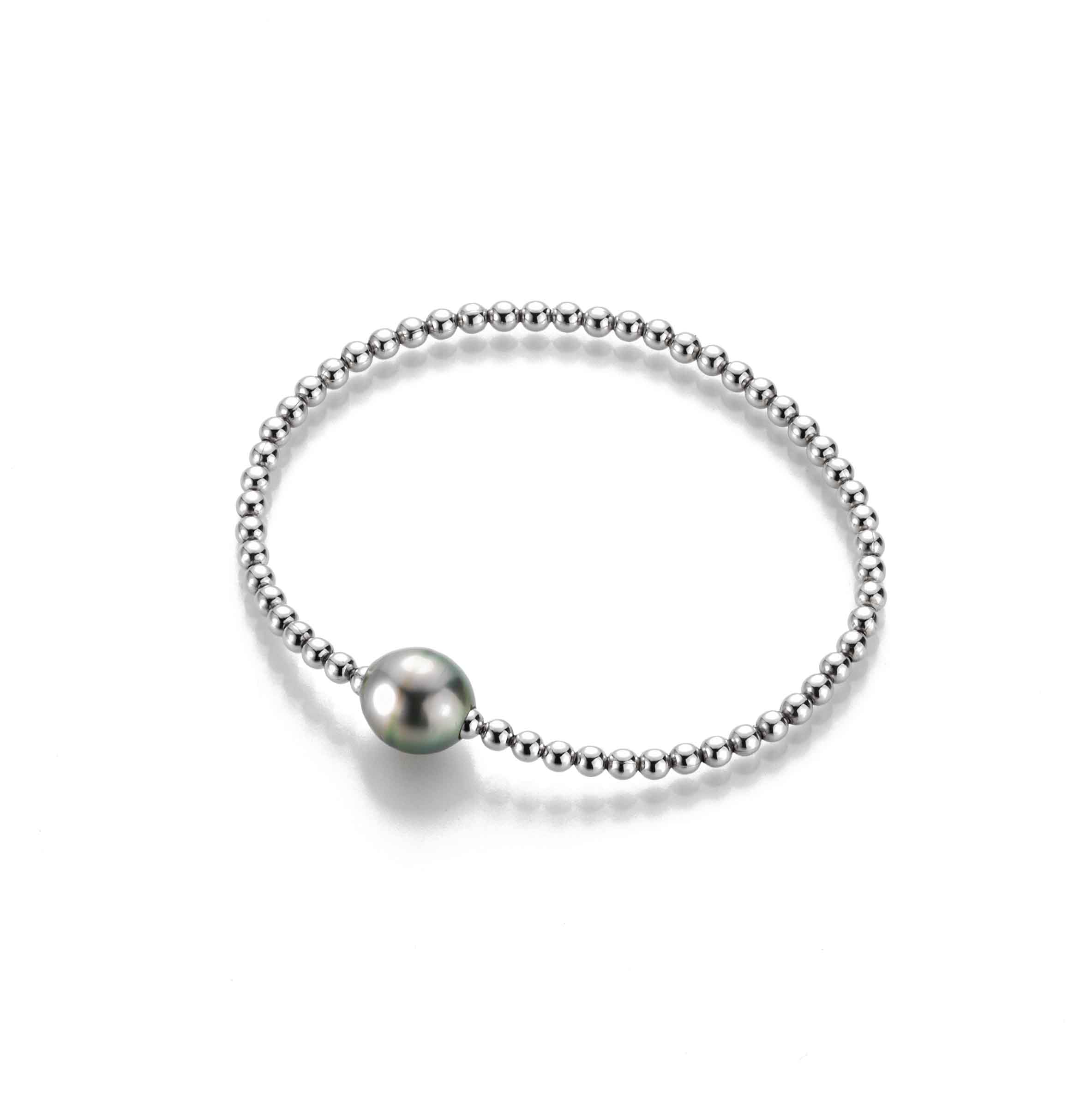 Armband aus Silber mit Tahiti-Zuchtperle