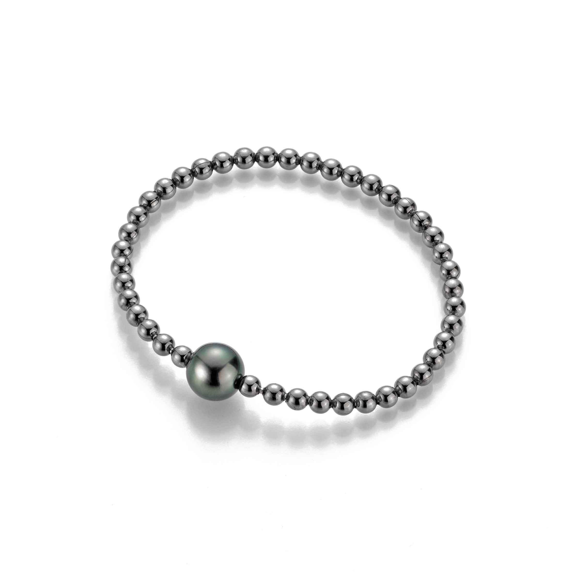 Armband aus Silber mit Tahiti-Zuchtperle