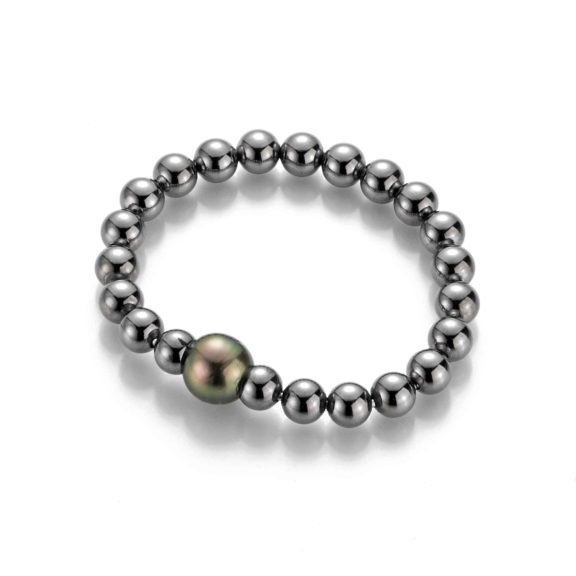 Armband aus Silber mit Tahiti-Zuchtperle