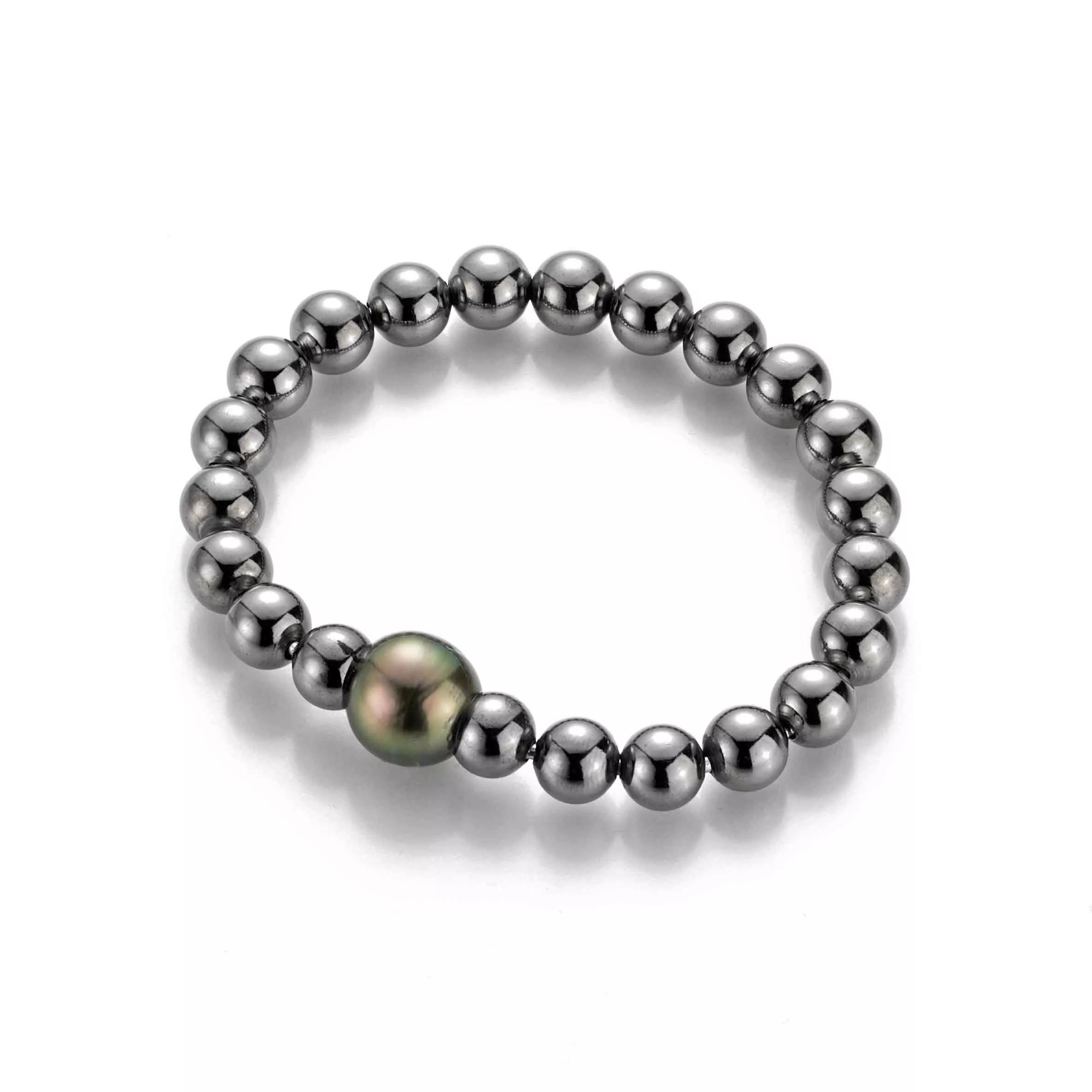 Armband aus Silber mit Tahiti-Zuchtperle