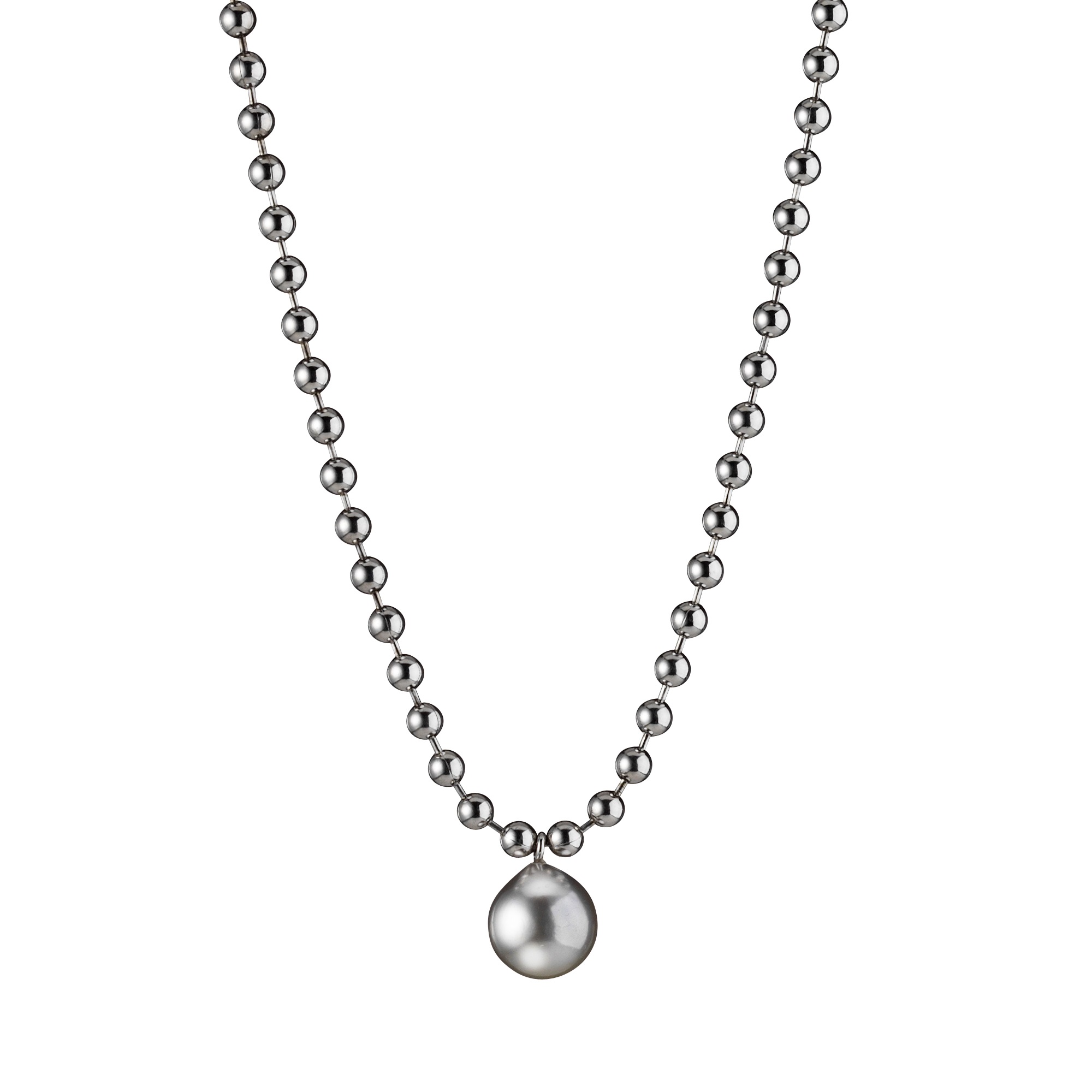 Collier aus Silber mit Tahiti-Zuchtperle