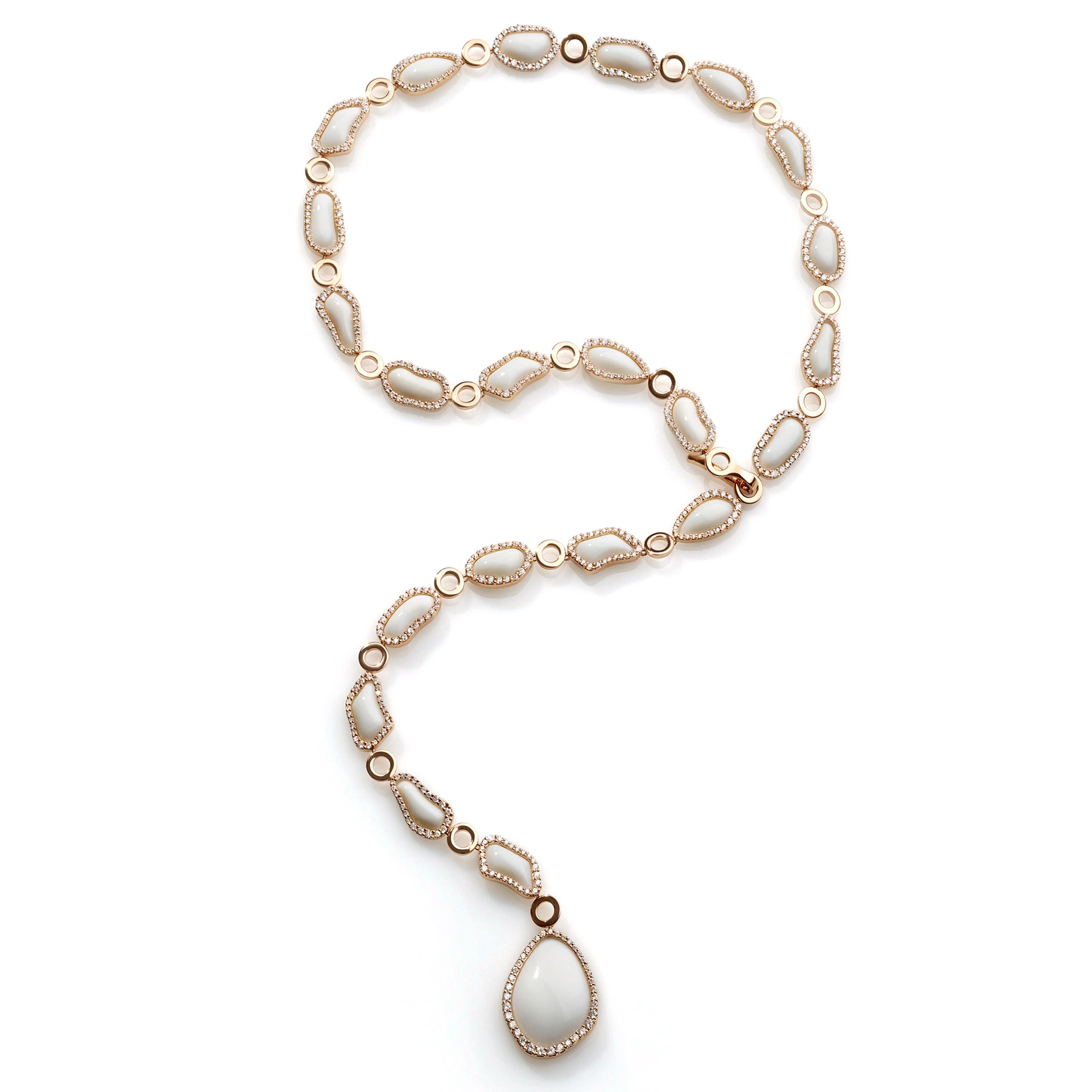Chantecler Enchanté Collier aus Roségold mit Kogolong und Brillanten