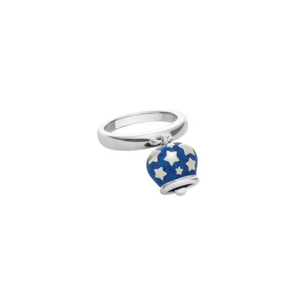 Chantecler Et voilà Ring aus Silber und blauem Emaille