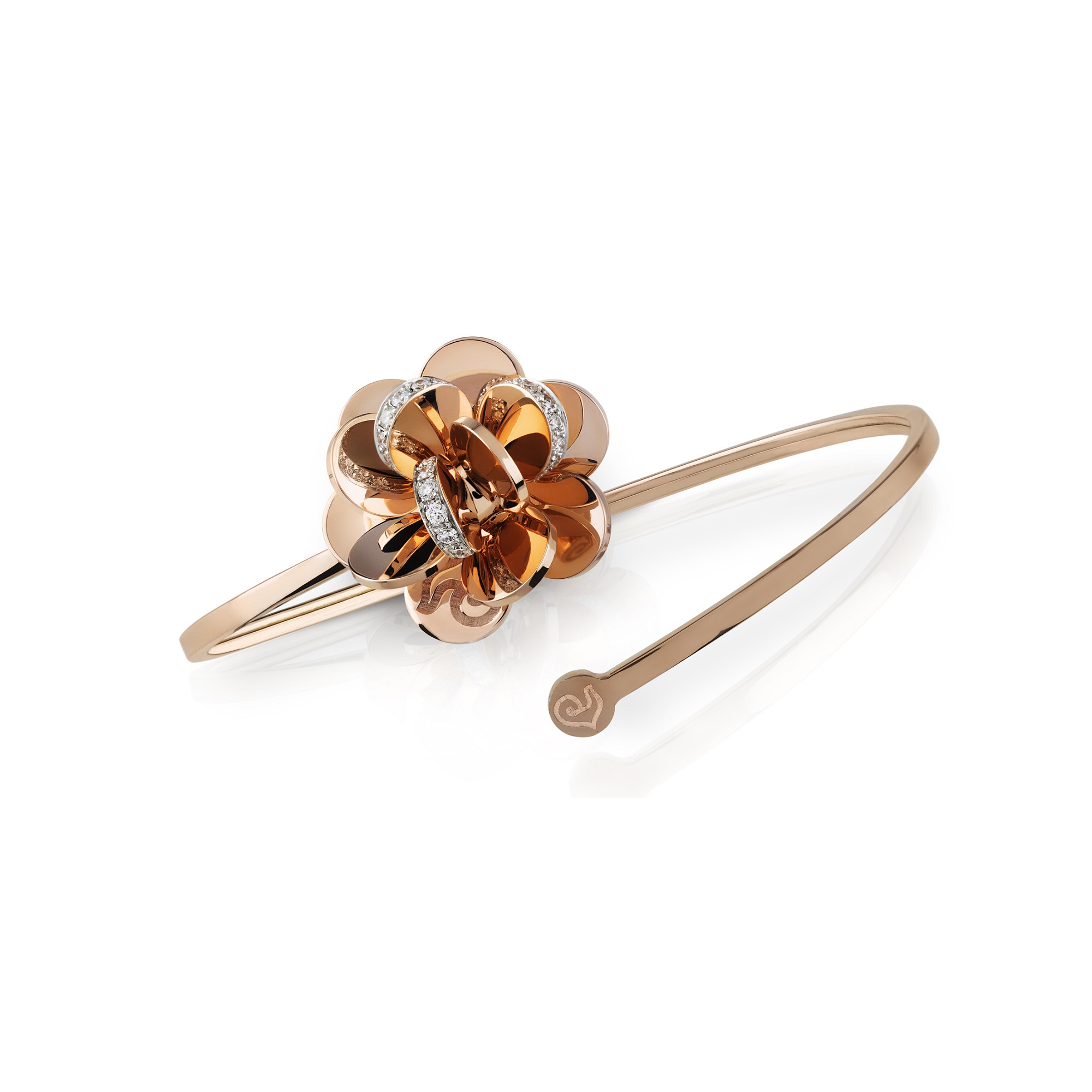 Chantecler Paillettes Armschmuck aus Roségold mit Brillanten