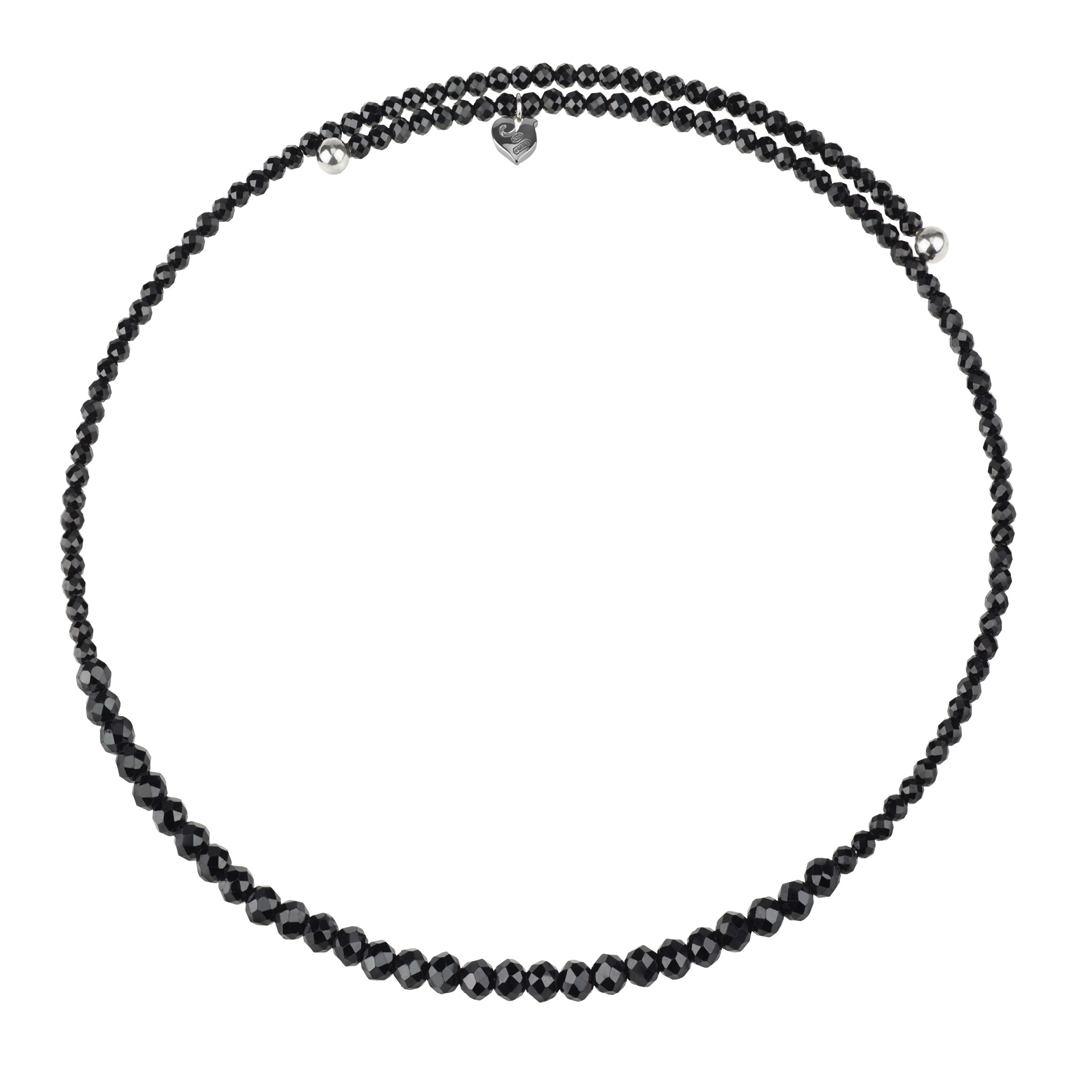 Chantecler Silver Collier aus Silber und Spinell