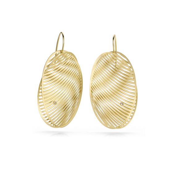 Niessing Ohrschmuck Mirage aus Classic Yellow Gold mit Brillanten