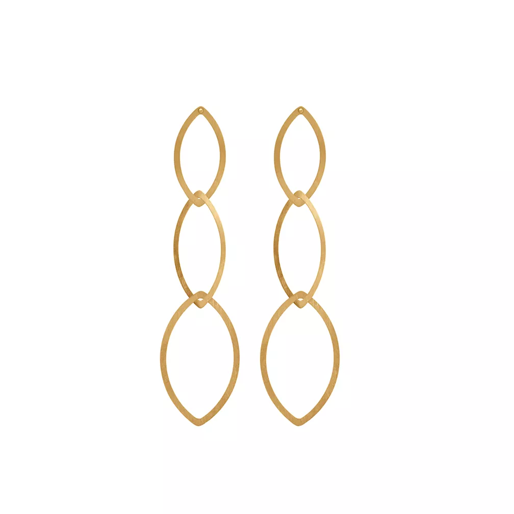 Niessing Ohrschmuck Quinta aus Classic Yellow Gold