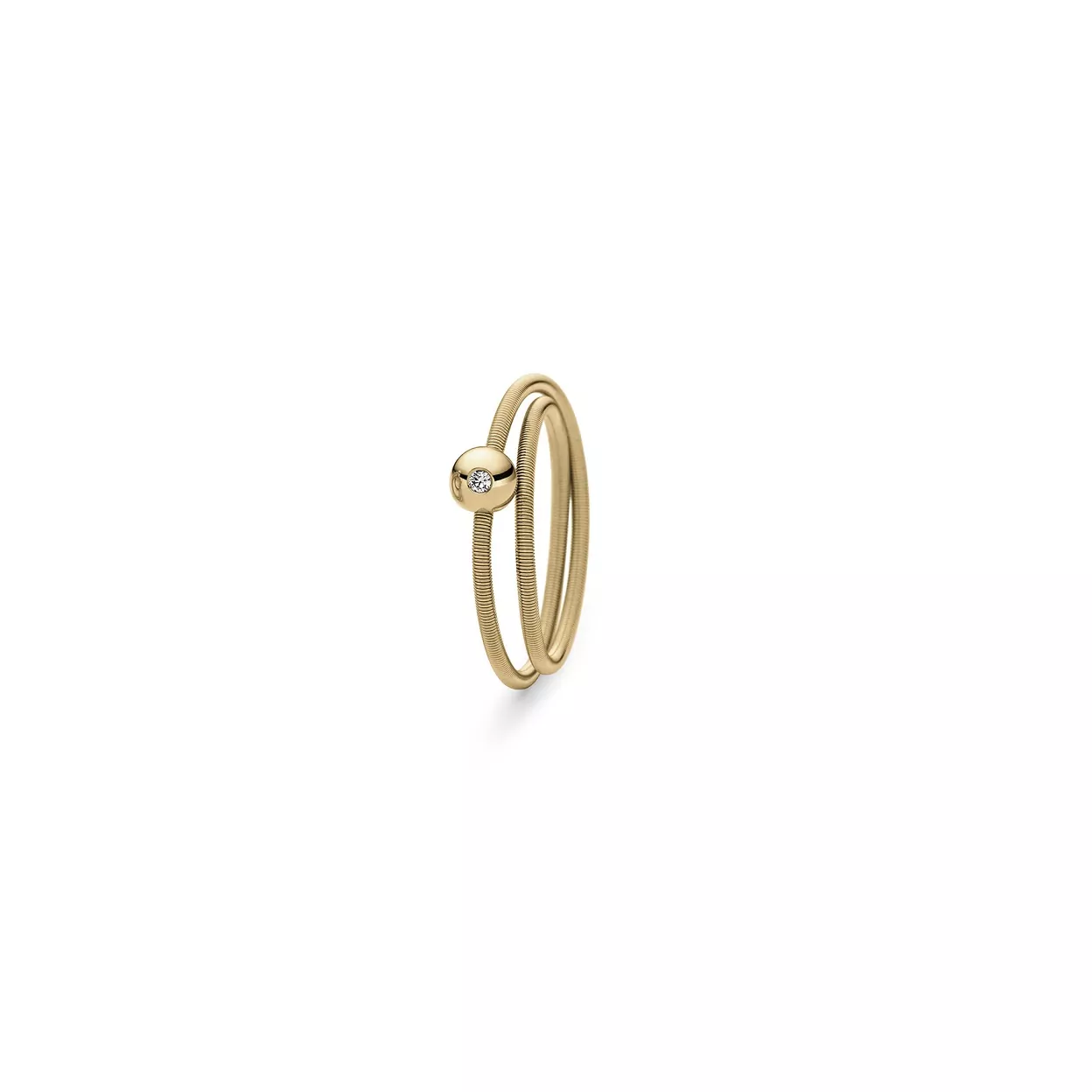 Niessing Ring Colette aus Classic Yellow Gold mit Brillant