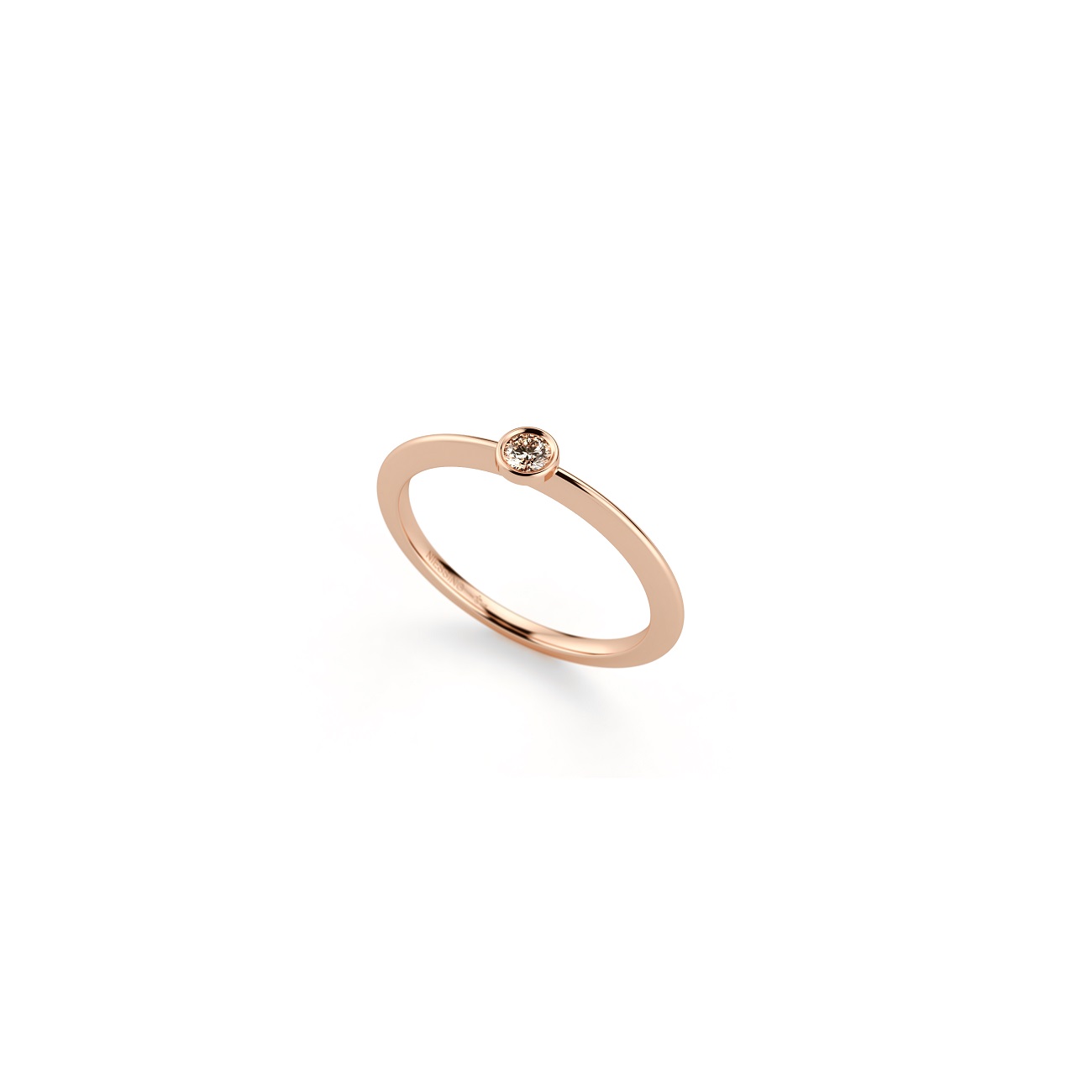 Niessing Ring Stella aus Rosewood Gold mit Brillant