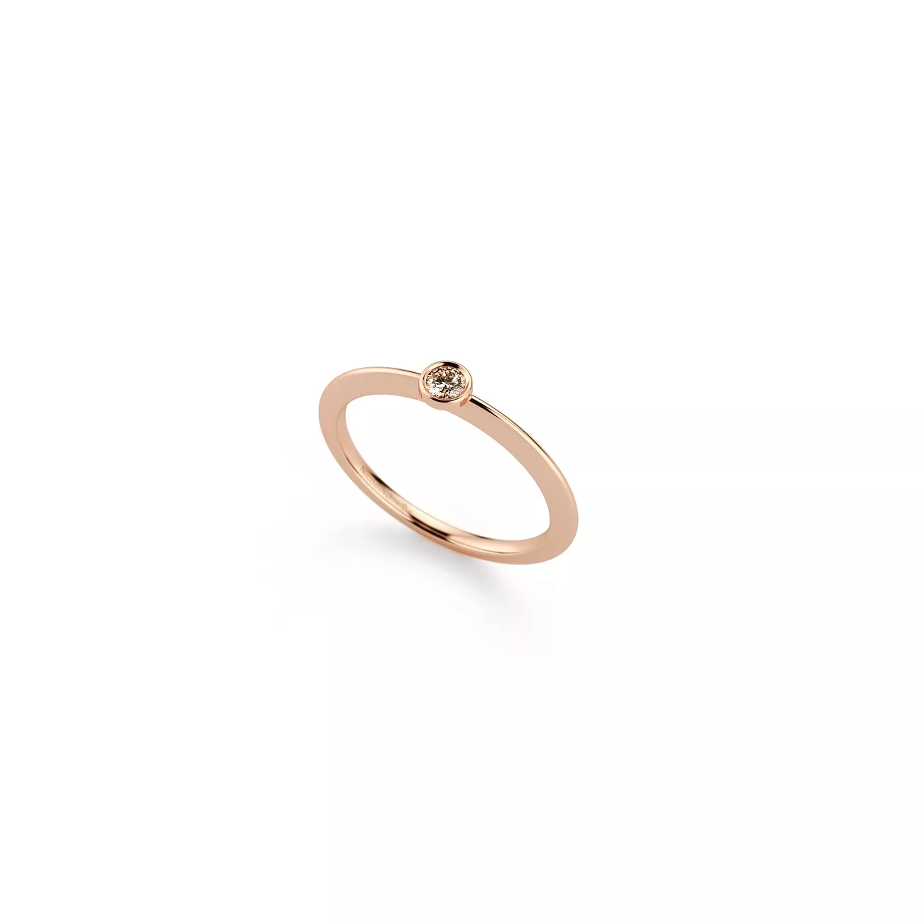 Niessing Ring Stella aus Rosewood Gold mit Brillant