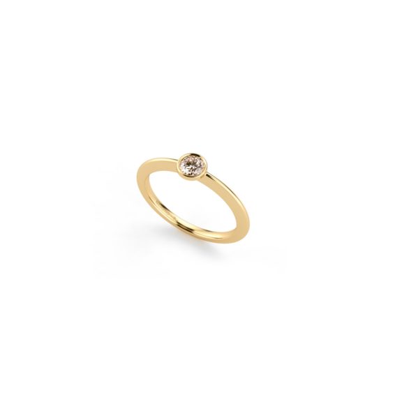 Niessing Ring Stella aus Classic Yellow Gold mit Brillant