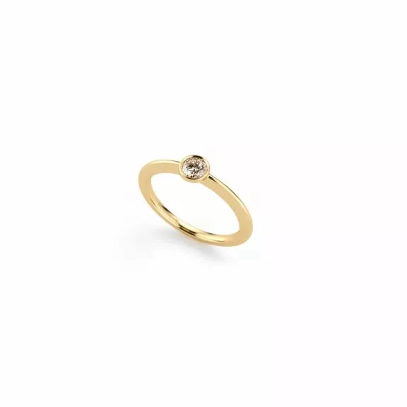 Niessing Ring Stella aus Classic Yellow Gold mit Brillant