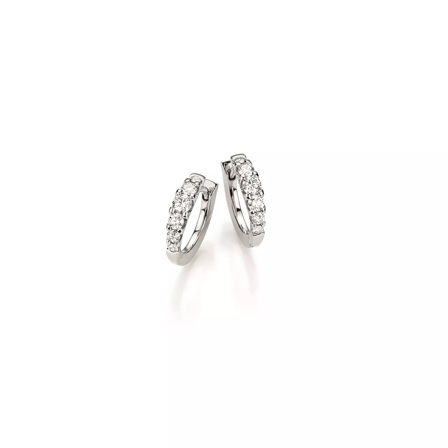 Ohrschmuck aus Weißgold mit Diamanten