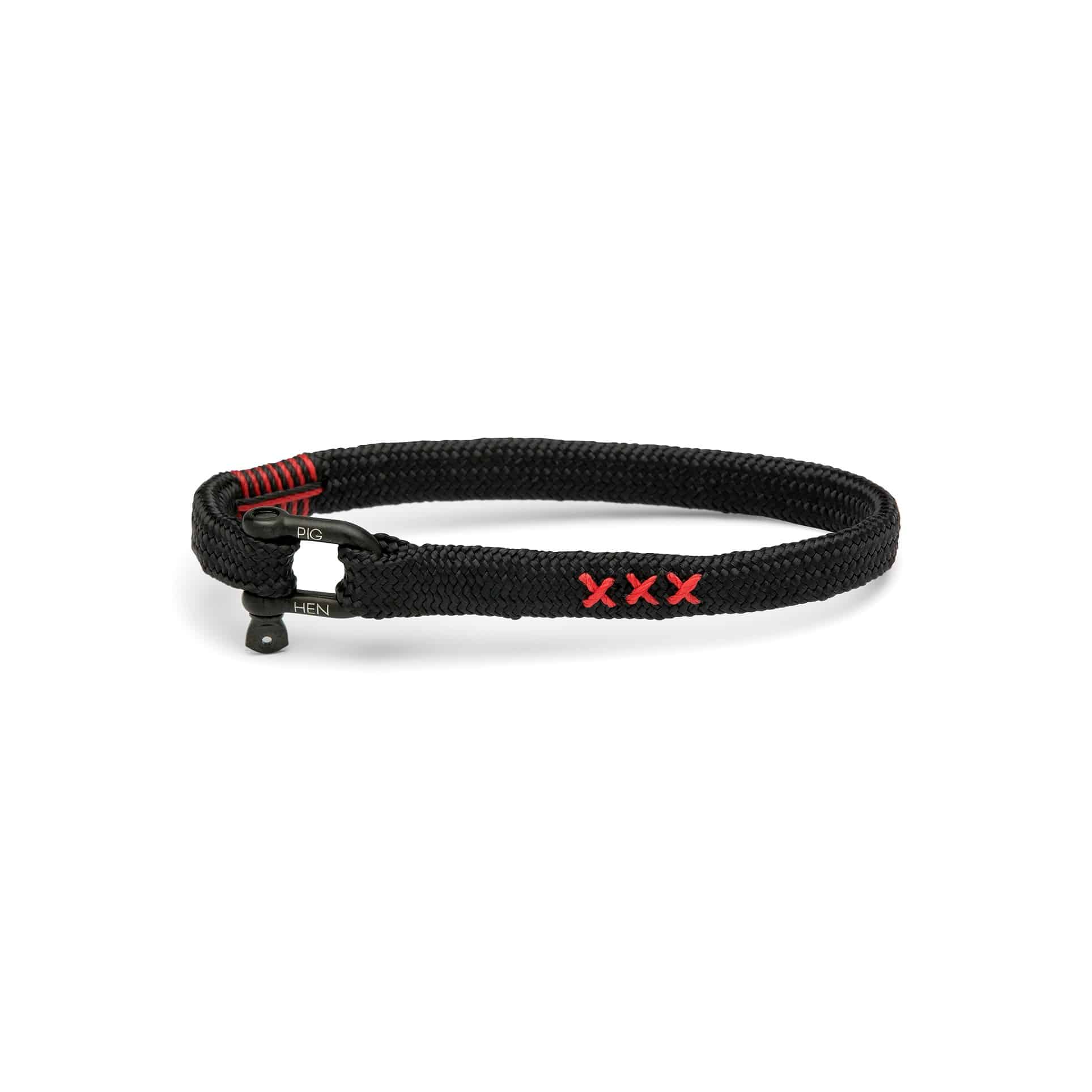 Herrenarmband aus Schiffstau und Edelstahl