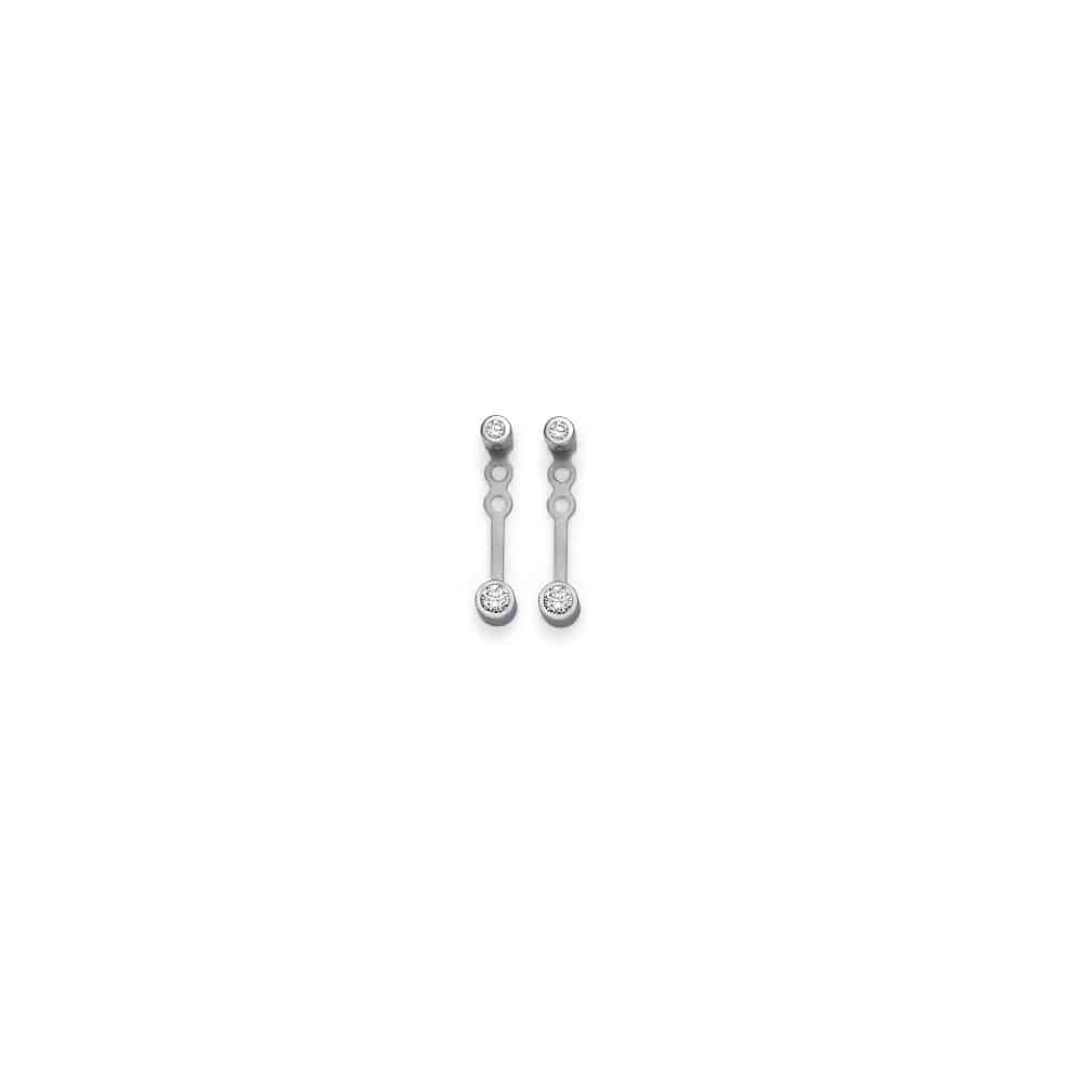 Niessing Ohrschmuck Artist aus Platin mit Brillanten