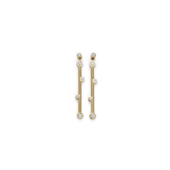 Niessing Ohrschmuck Artist aus Classic Yellow Gold mit Brillanten
