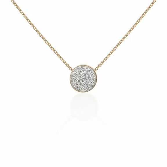 Chantecler Paillettes Collier aus Roségold mit Brillanten